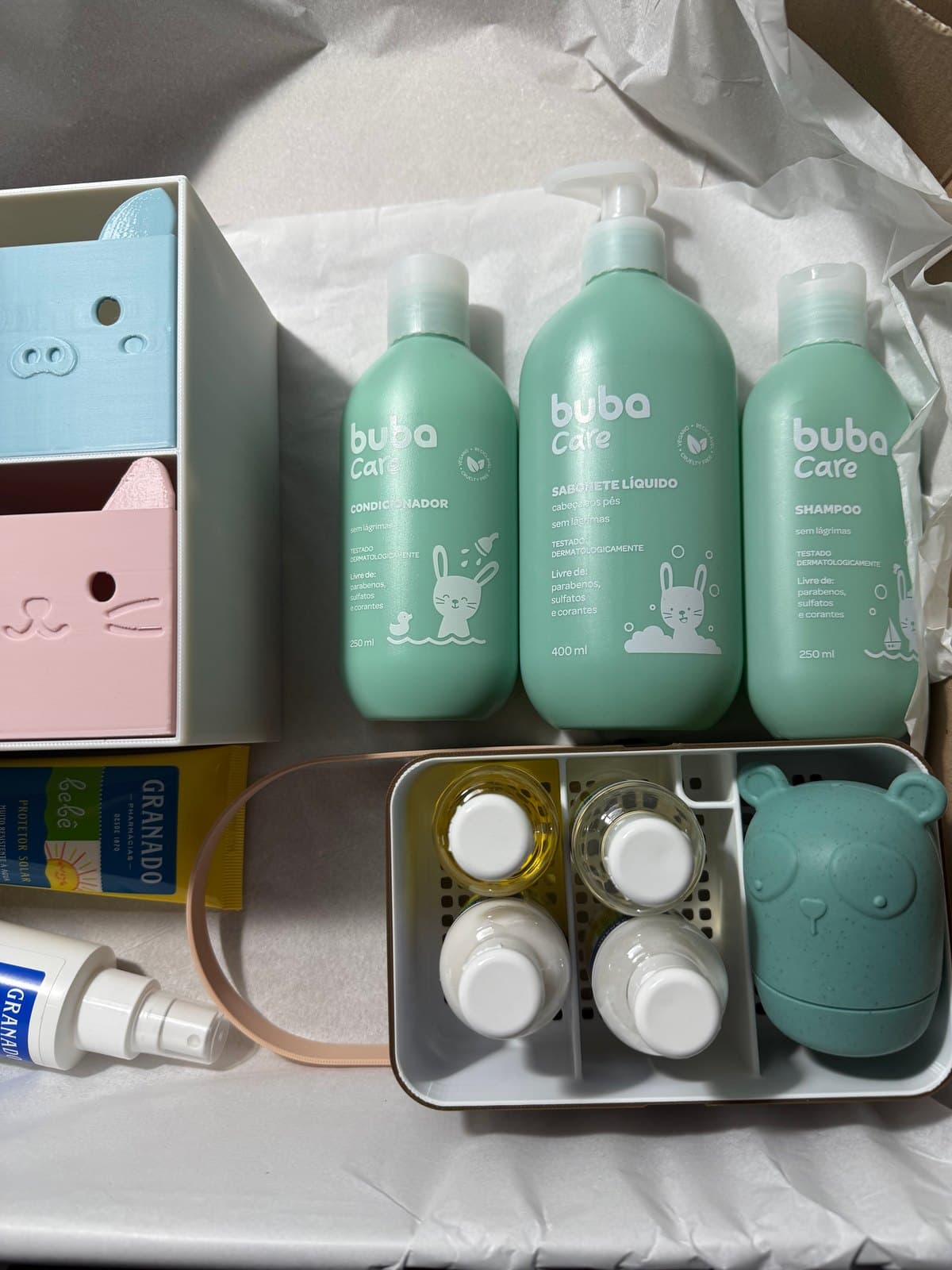 Miniatura 6 do produto Box Especial para chá de bebê com Produtos de Higiene e Decoração 3D para Quarto