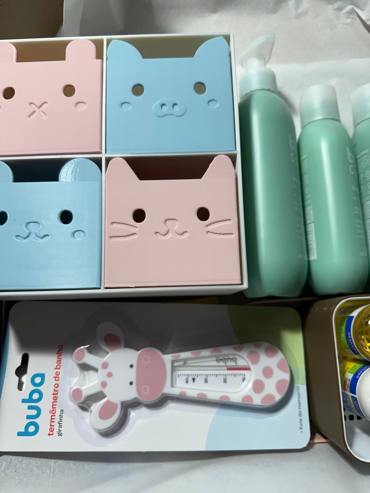 Miniatura 3 do produto Box Especial para chá de bebê com Produtos de Higiene e Decoração 3D para Quarto