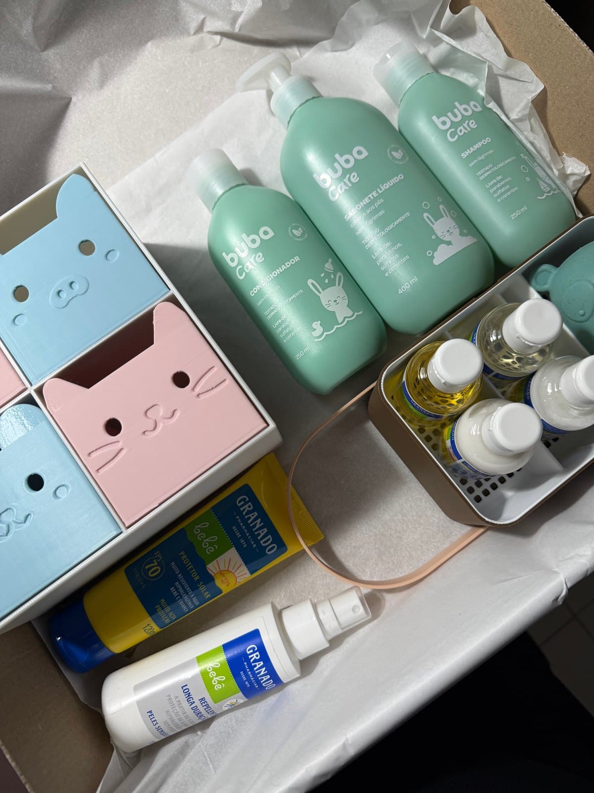 Miniatura 4 do produto Box Especial para chá de bebê com Produtos de Higiene e Decoração 3D para Quarto